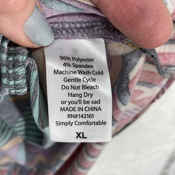 LuLaRoe NWT Randy Tee XL Great Fall Colors! Baseball like Tee Oh So Comfortable - Picture 8 of 16